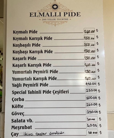 Elmalı Pide (Denizli Tavas) görseli