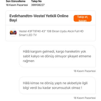 Evdirhan - Vestel Yetkili Online Bayi görseli