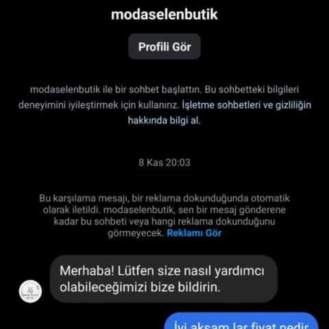 @modaselenbutik görseli