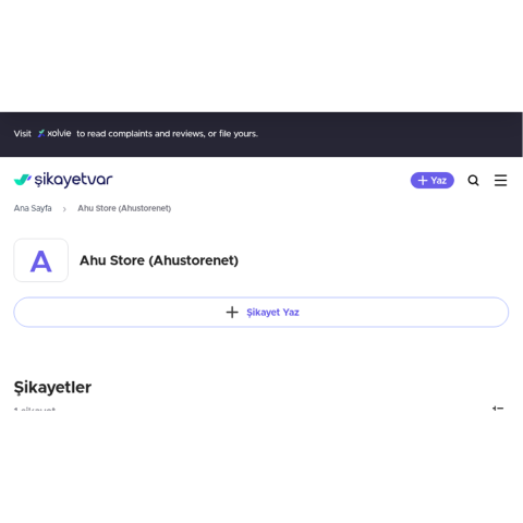 Ahu Store (Ahustorenet) görseli