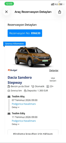 Budget Avrupa görseli