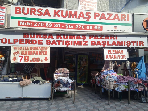 Bursa Kumaş Pazarı görseli