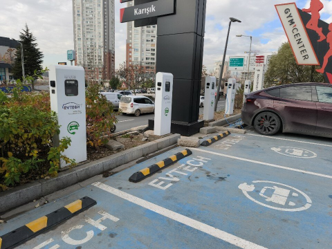 EvTech Şarj İstasyonu görseli