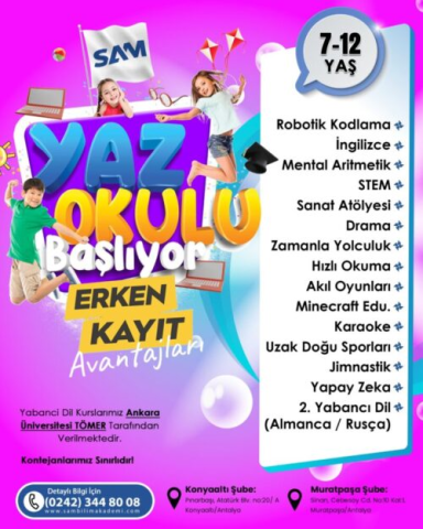 Antalya Yaz Okulu görseli
