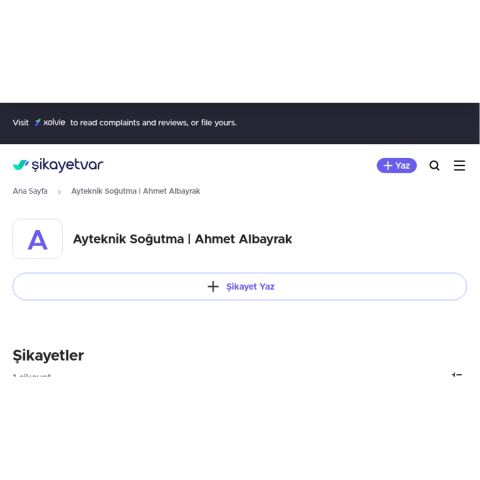 Ayteknik Soğutma | Ahmet Albayrak görseli
