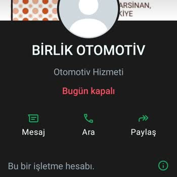 Birlik Oto Çıkma görseli