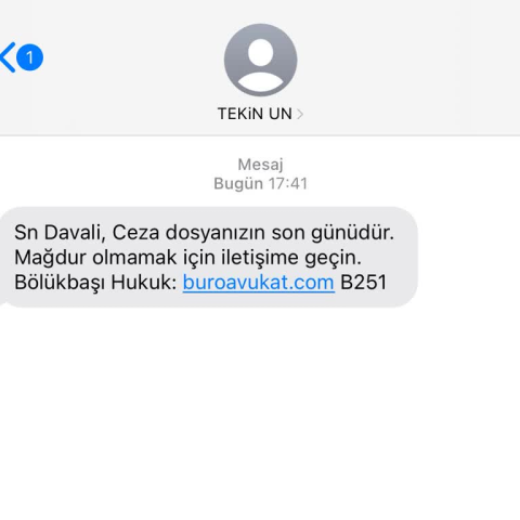 Bölükbaşı Hukuk (SMS) görseli