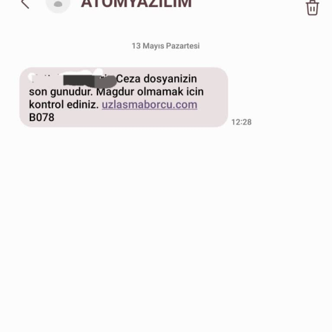 ATOMYAZILIM (SMS) görseli