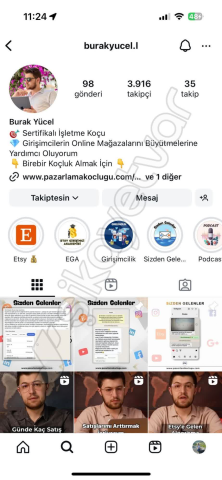 Burak Yücel|Etsy Markalaşma Koçluğu görseli