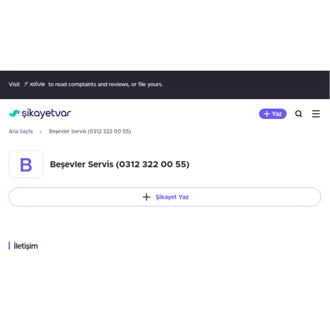 Beşevler Servis (0312 322 00 55) görseli