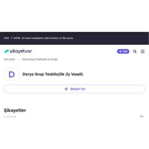 Derya Grup Tesbihçilik (İş Vaadi) görseli