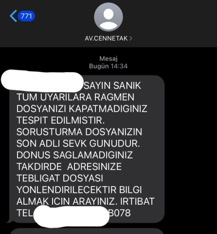 AV.CENNETAK (SMS) görseli