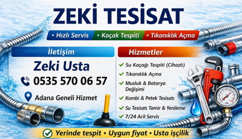 Adana Su Tesisat Servis görseli