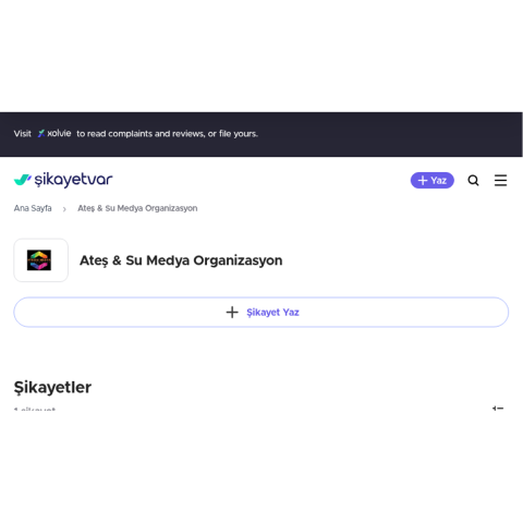 Ateş & Su Medya Organizasyon görseli