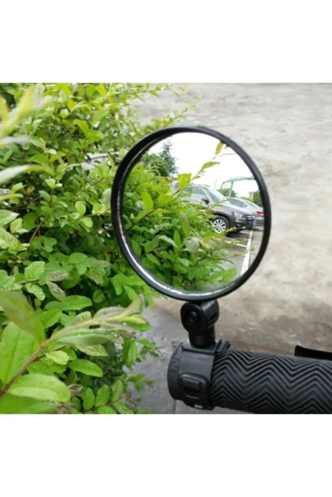 Pallero 1 Adet Geniş Açı Bisiklet -scooter Gidon Aynası - Dikiz Aynası Bisiklet Aksesuarı Bisiklet Ayna