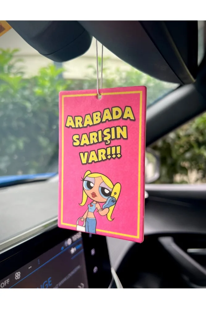 Duftpalm ARABADA SARIŞIN VAR TASARIMLI OTO KOKUSU DEKORATİF ARAÇ KOKUSU VE AKSESUARI